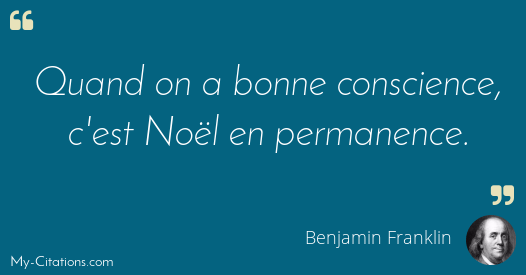 Citation Benjamin Franklin