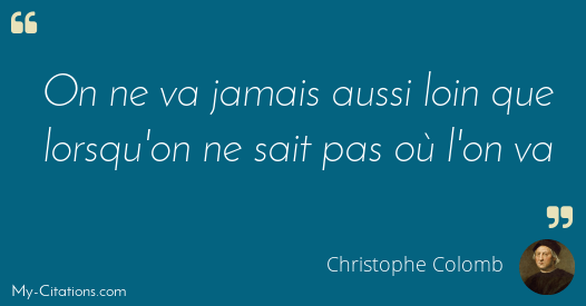 Citation Christophe Colomb