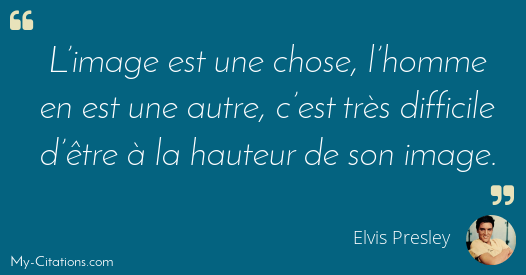 Citation Elvis Presley