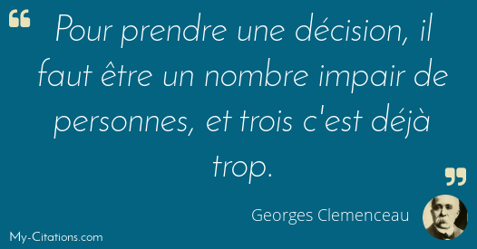 Citation Georges Clemenceau