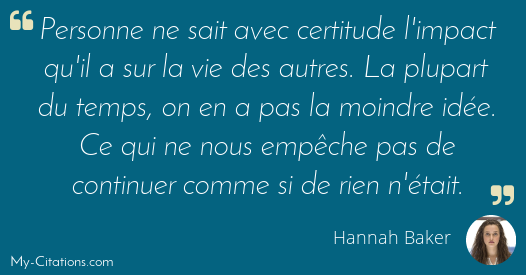 Citation Hannah Baker