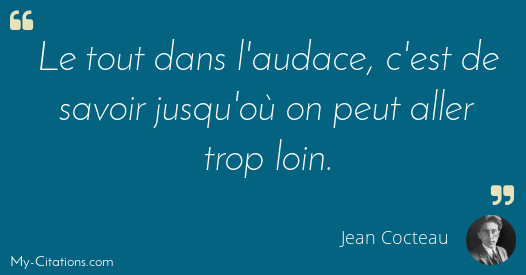 Citation Jean Cocteau