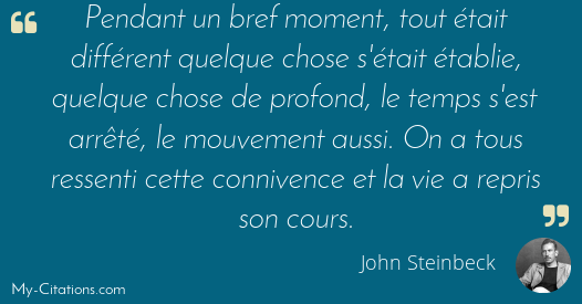 Citation John Steinbeck