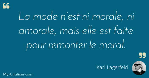 Citation Karl Lagerfeld