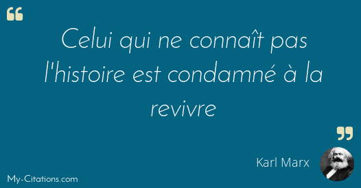 Citation Karl Marx