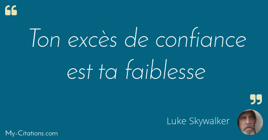 Citation Luke Skywalker