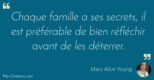 Citation Mary Alice Young