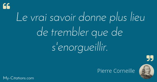 Citation Pierre Corneille