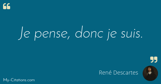 Citation Rene Descartes