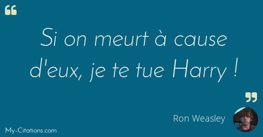 Citation Ron Weasley