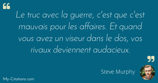 Citation Steve Murphy