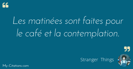 Citation Stranger Things